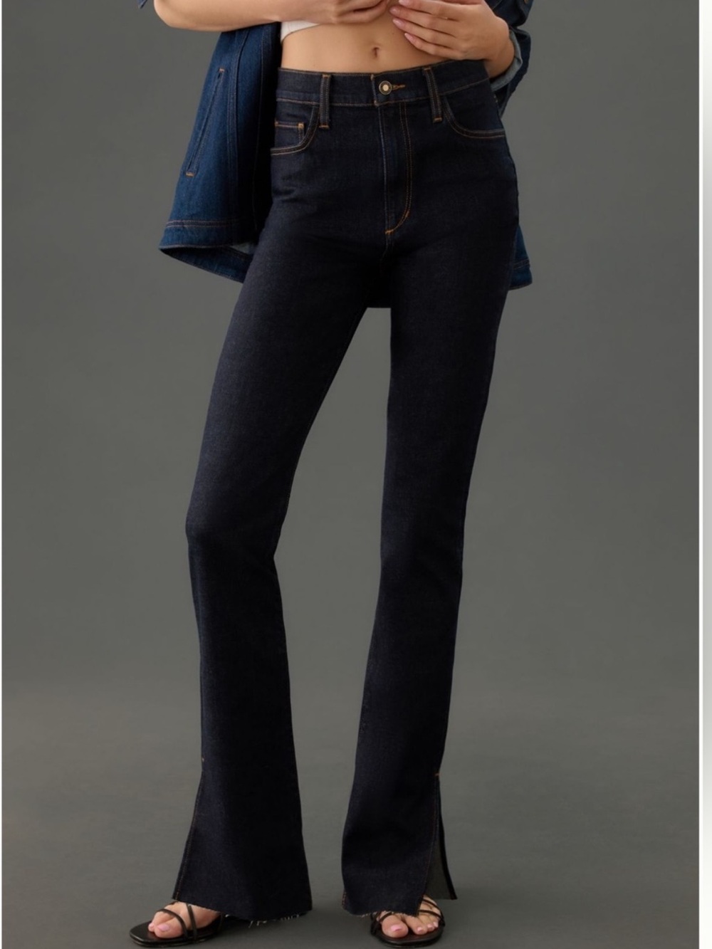 Favorite Daughter The Valentina Tower Super High Rise Cigarette Jeans 34"
